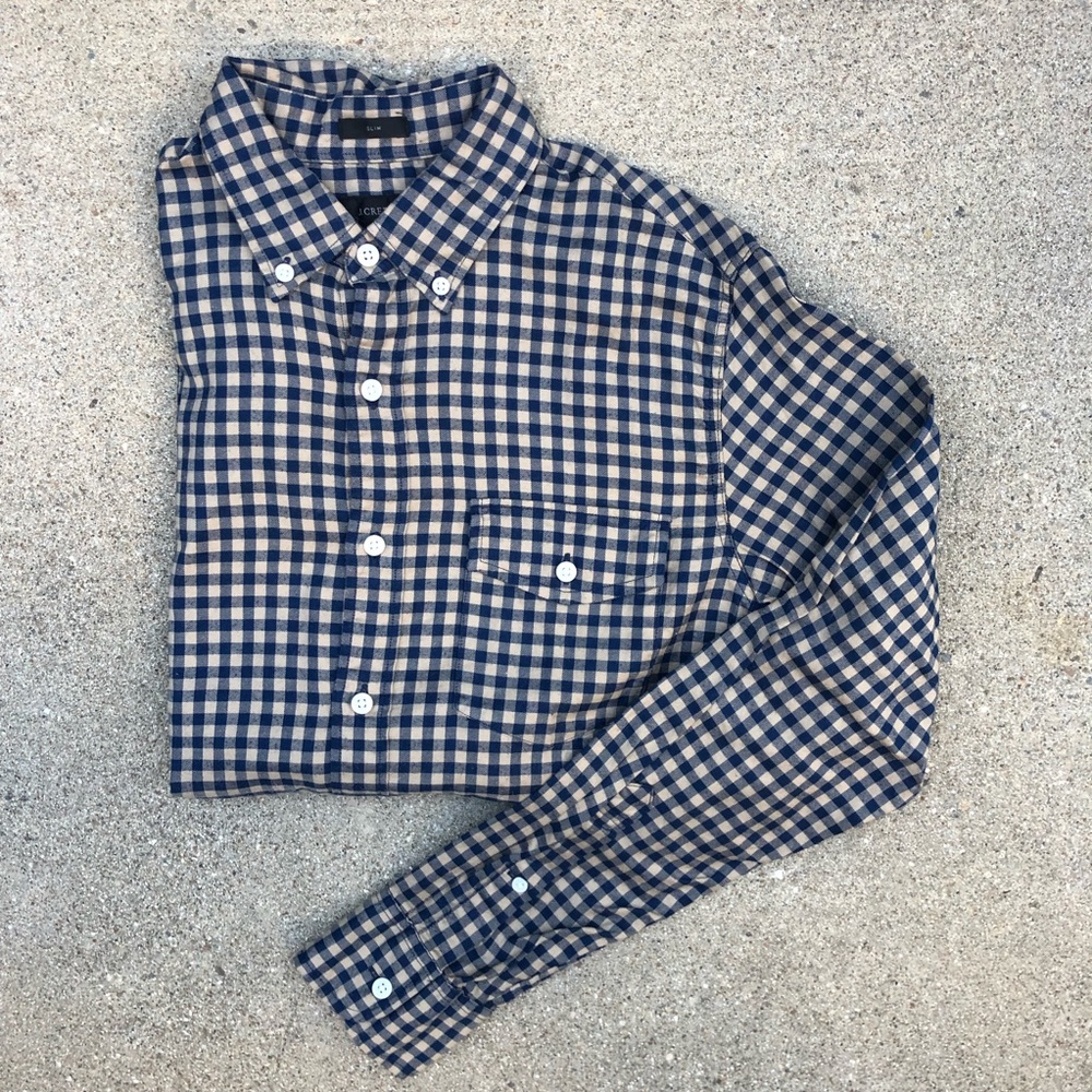Jcrew cotton button-up shirt